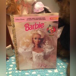 1998 B A R B I E colouring book